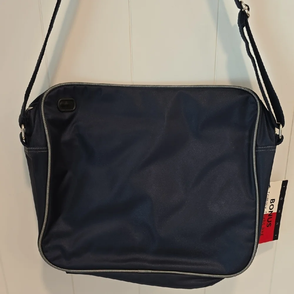 Tommy Hilfiger Dark Blue Messenger Travel Bag